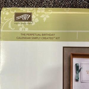 Stampin' Up! | Office | Stampin Up Simply Created Perpetual Birthday ...
